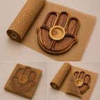 Golden Hand Tray