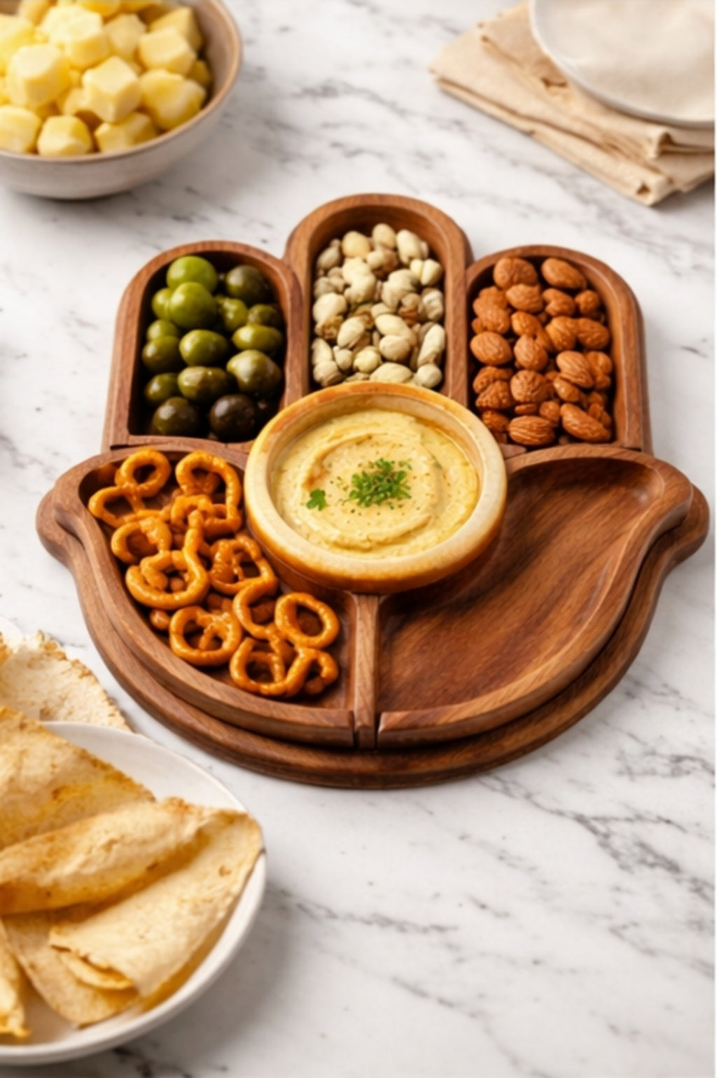 Golden Hand Tray